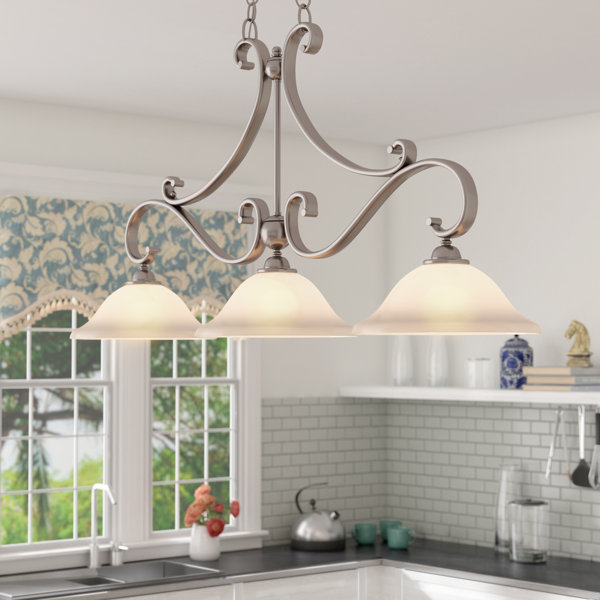 Andover Mills™ Macalla 3 Light Kitchen Island Linear Pendant